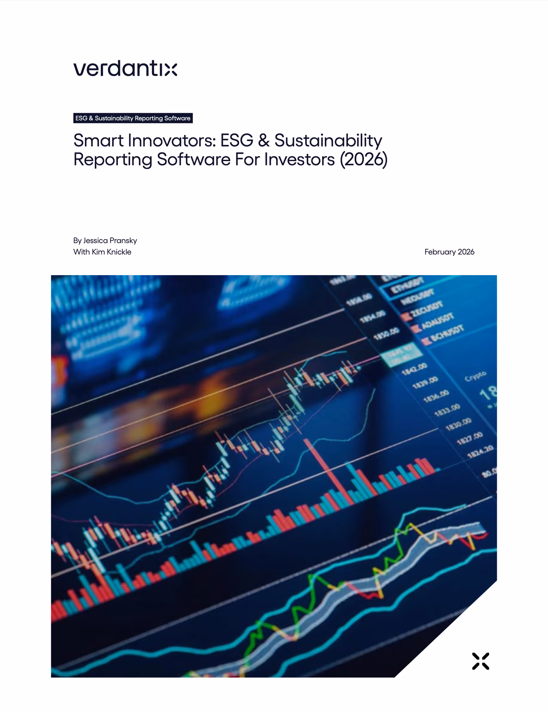 Verdantix Smart Innovators report on ESG and sustainability reporting software for investors