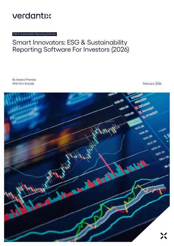 Verdantix Smart Innovators: ESG & Sustainability Reporting Software for Investors (2026)