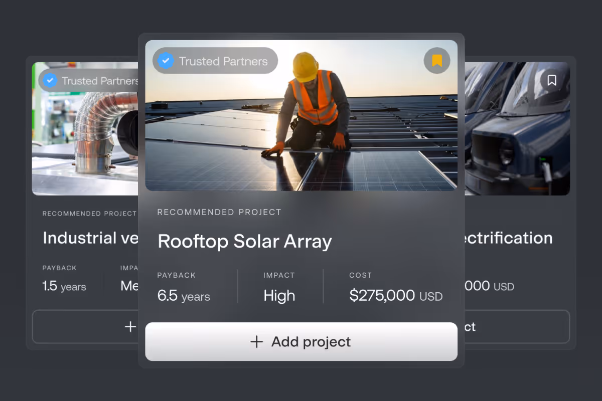 ROI-driven project pipeline